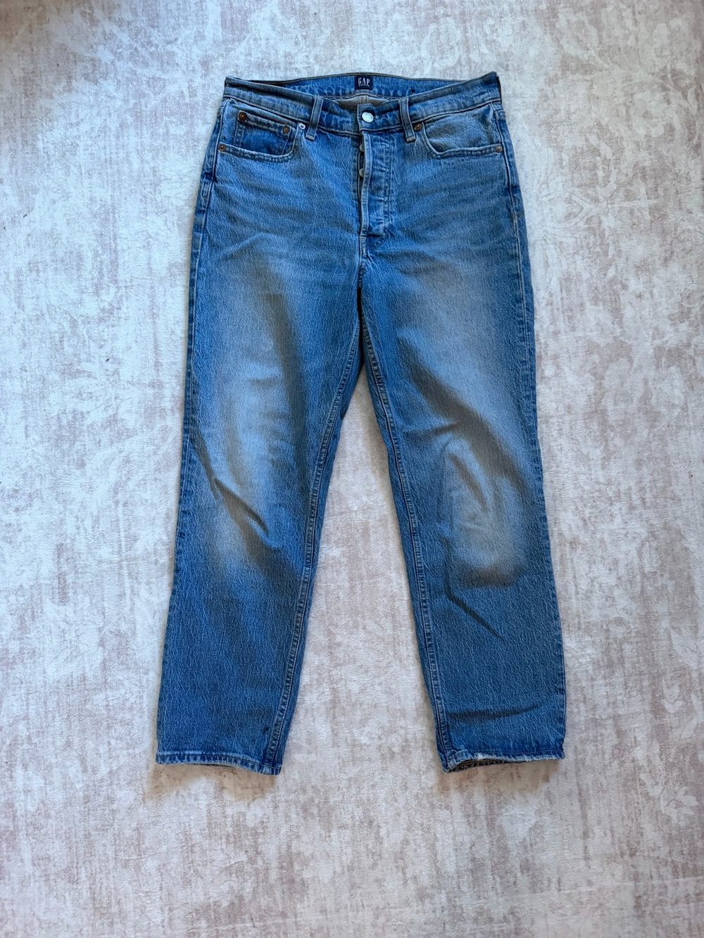 GAP Women’s Blue Straight-Leg Jeans